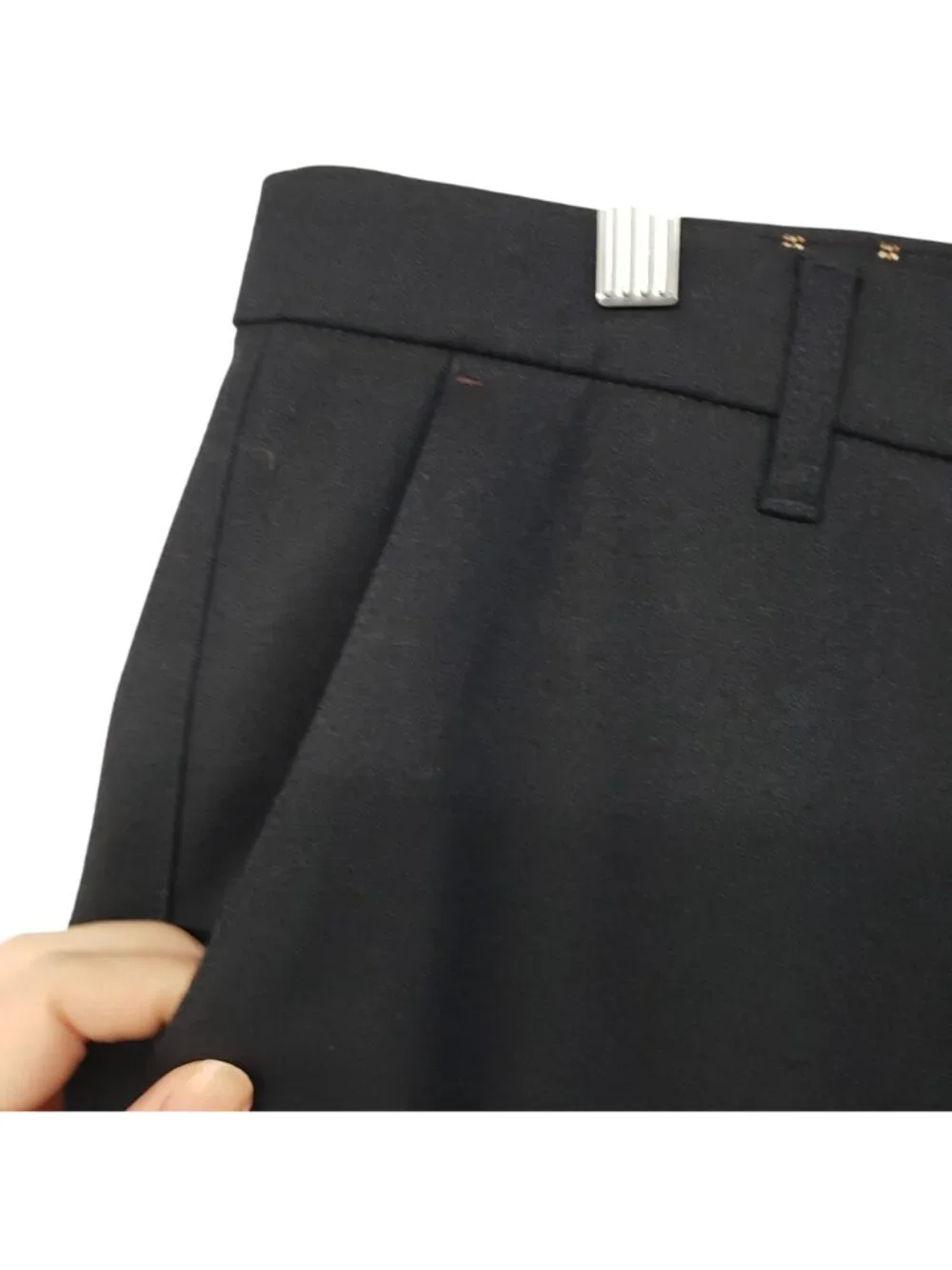 Ted Baker Mens SPECK Semi Plain Trouser Dress Pant Navy Blue Size 38R Pants